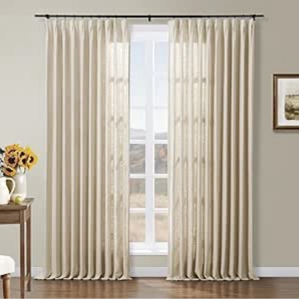 TWOPAGES 84”x96” Sand Beige